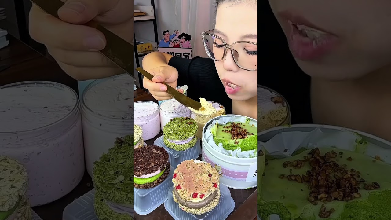 Dessert ASMR Mukbang#youtubeshorts#mukbang#trendingmukbang#