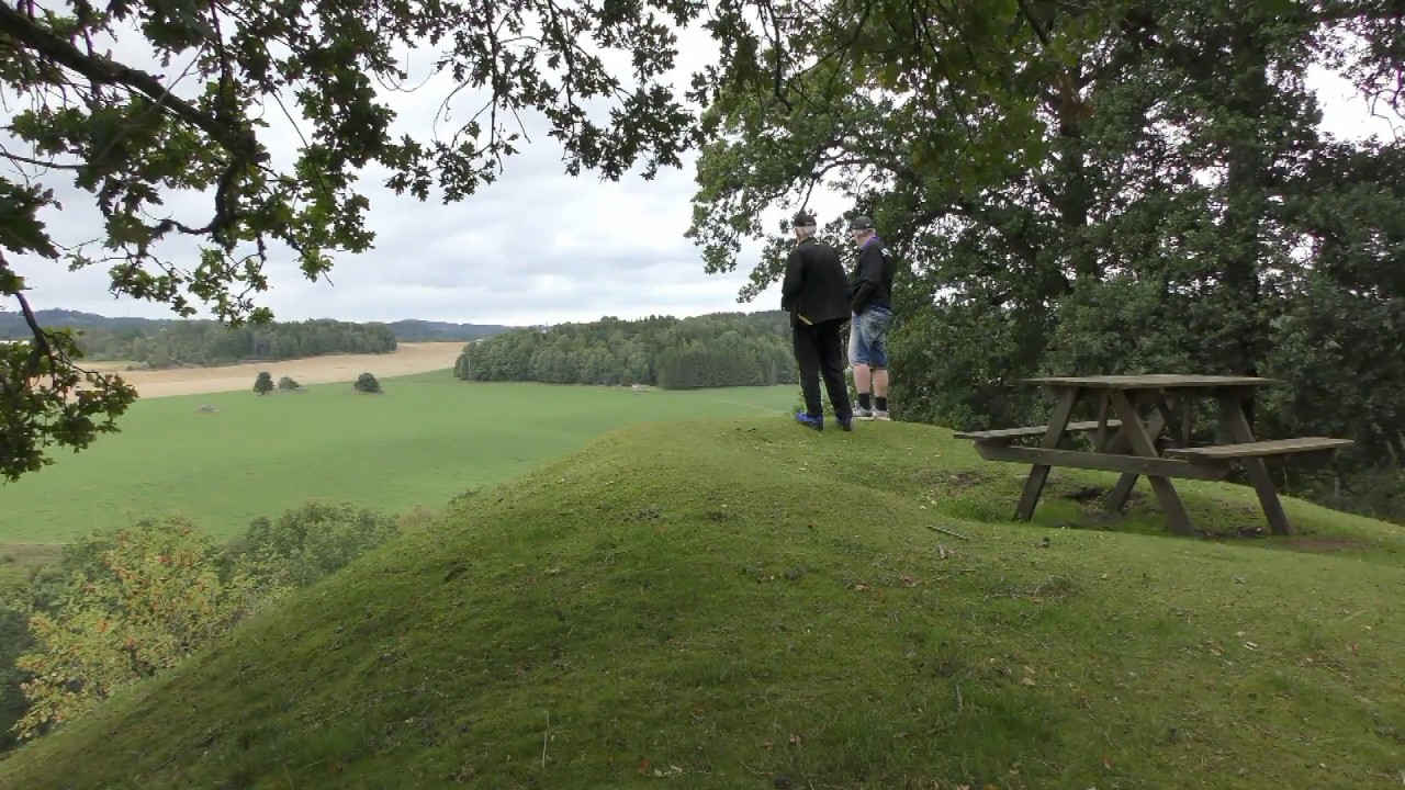Öresten borgruin på Slottsberget, Skene  Marks kommun
