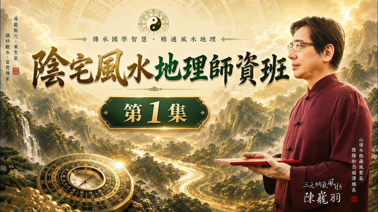 陳巃羽風水地理(陰宅)師資班DVD函授第1集