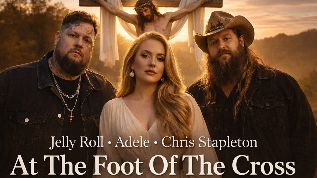 At The Foot Of The Cross - Jelly Roll ft Adele and Chris Stapleton  (Powerful Easter Worship  2026)