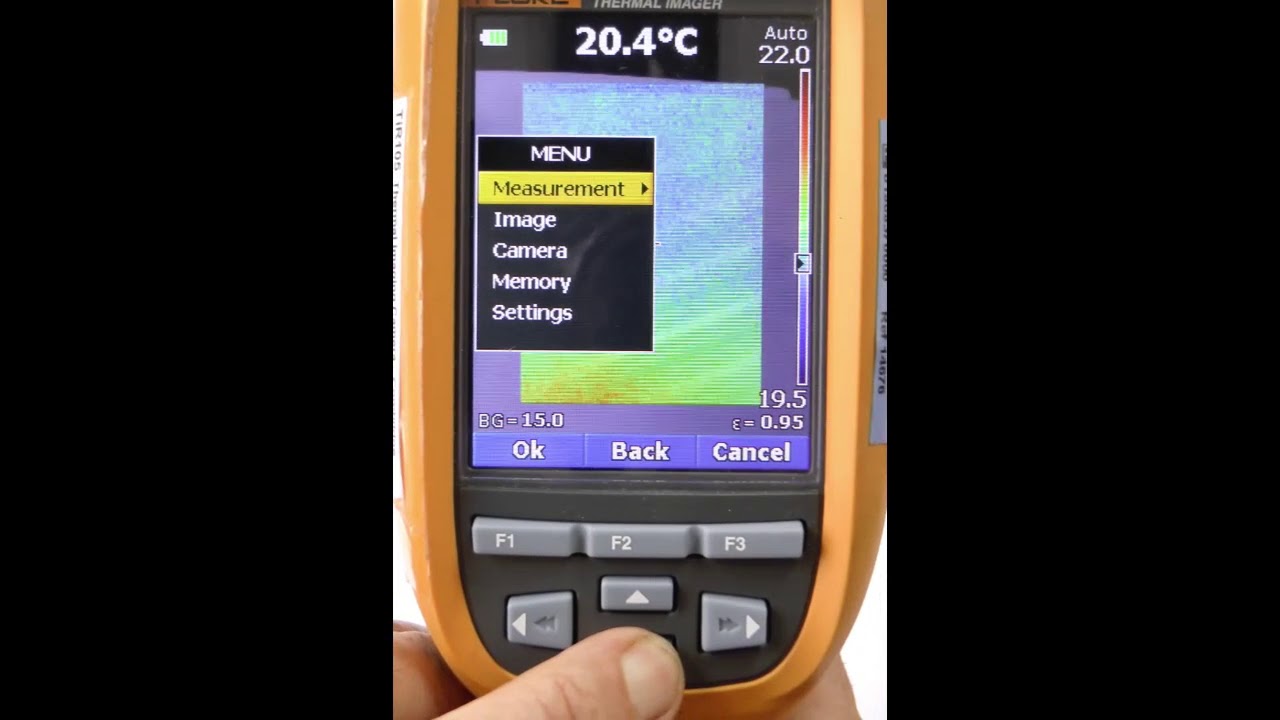 Использование тепловизионной камеры Fluke TiR105