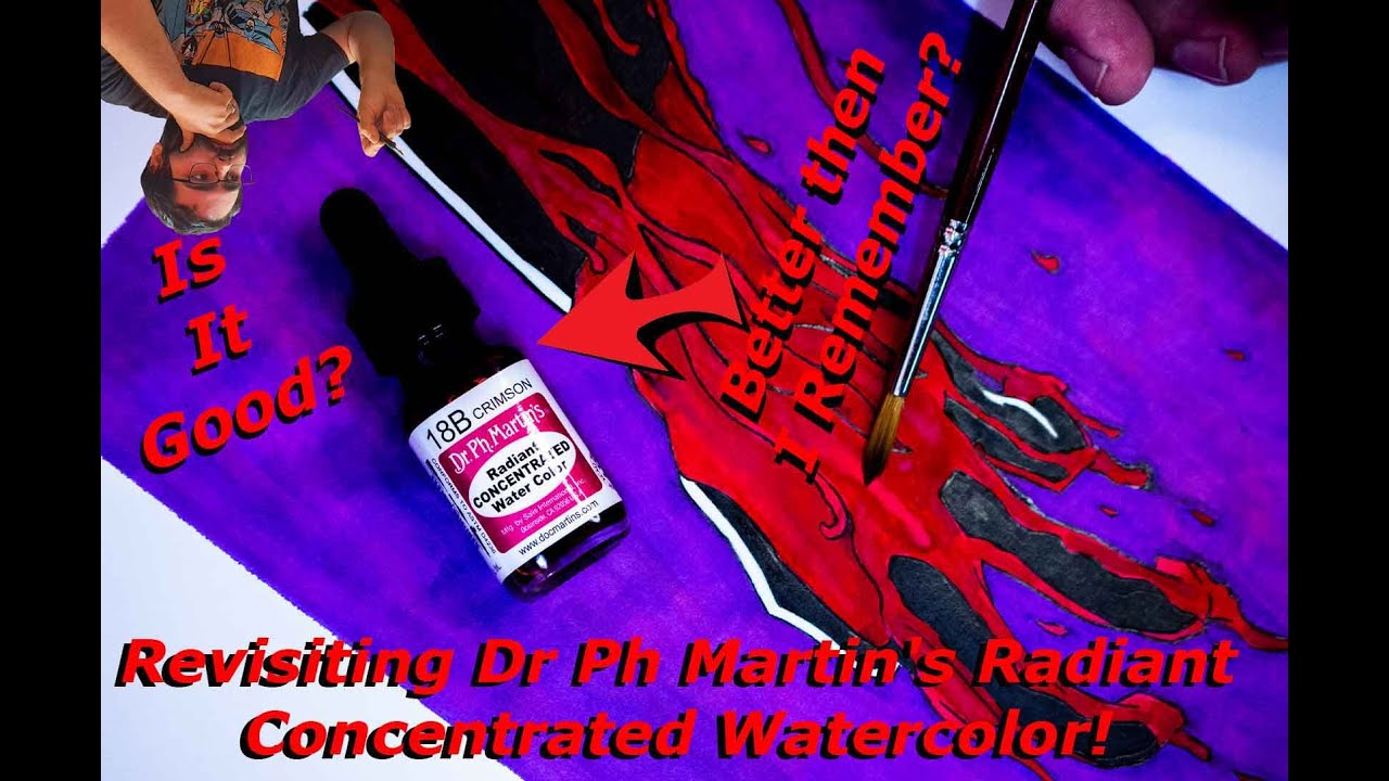 Revisiting Dr. Ph. Martin's Radiant Concentrated Watercolor Crimson
