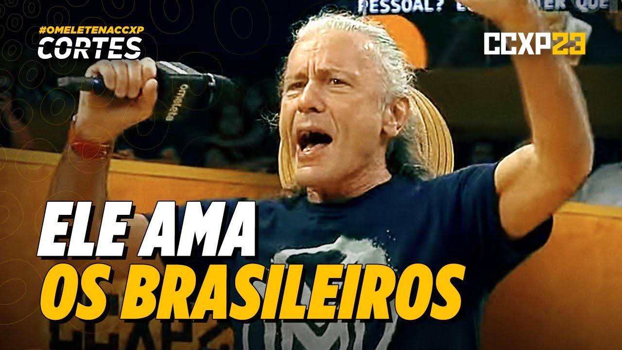 BRUCE DICKINSON REVELA lado GEEK e o seu AMOR pelo BRASIL na CCXP23