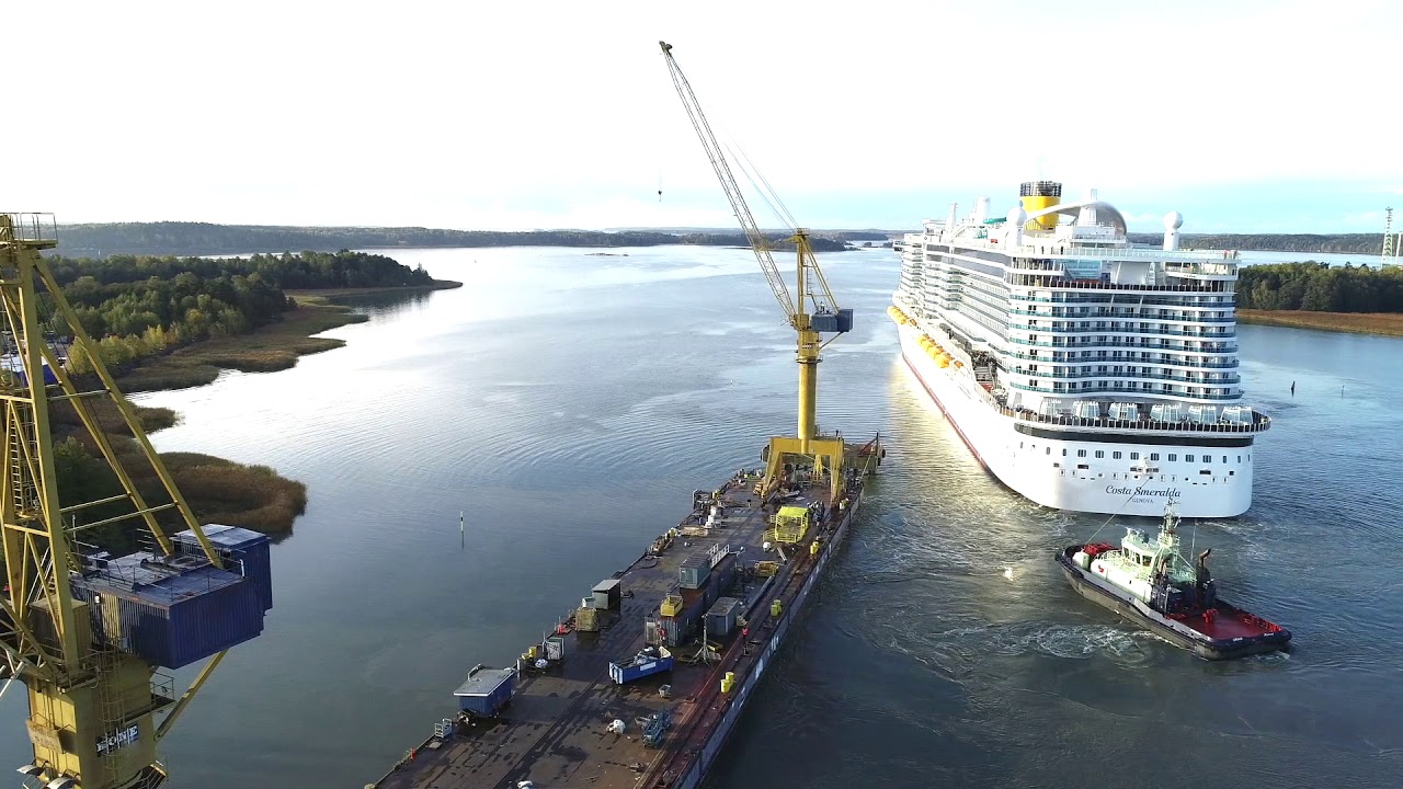 Costa Smeralda effectue ses premiers essais en mer