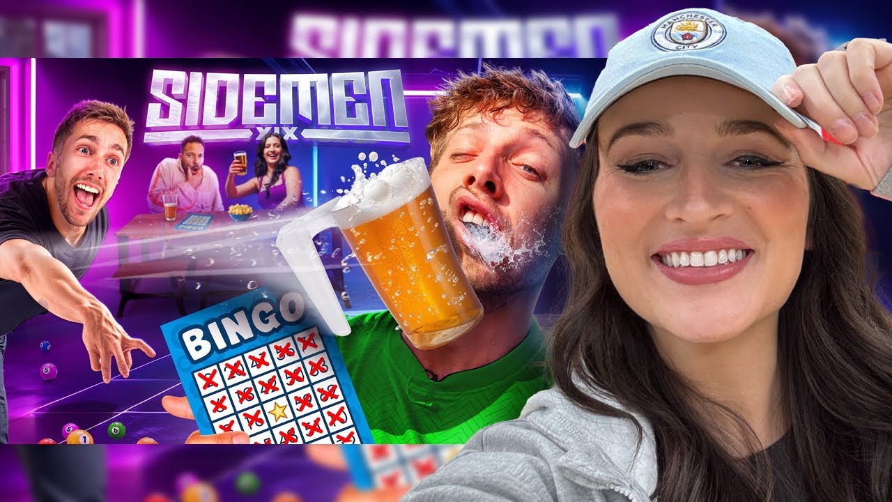 I REACTED TO SIDEMEN YOUTUBER DRUNK BINGO