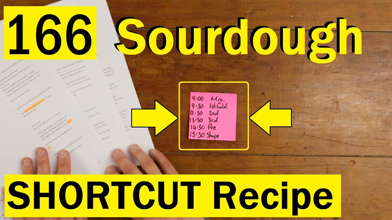 166: How to write a SHORTCUT SOURDOUGH Recipe - Bake with Jack