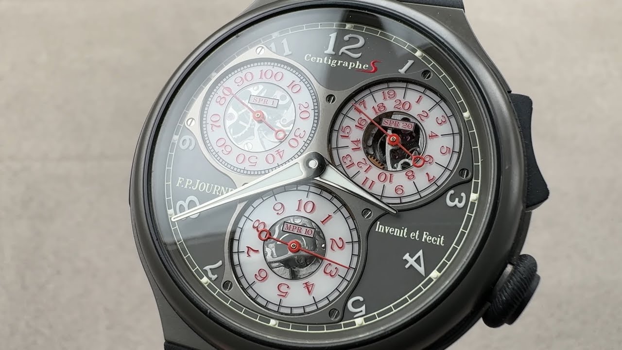 F.P. Journe Centigraphe Sport Titanium - Hands-On Review & Features Overview | L-CT TI 42 D GR