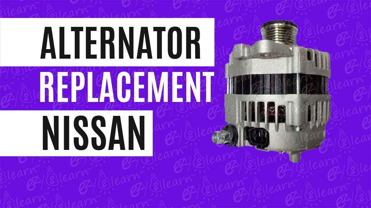 Replacing Alternator Nissan X-Trail / Teana Fix Grinding noise by ezy2learn