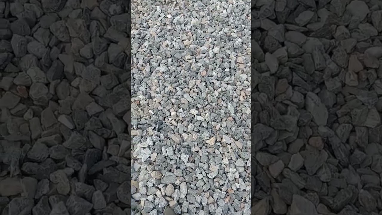 Different sizes of aggregate