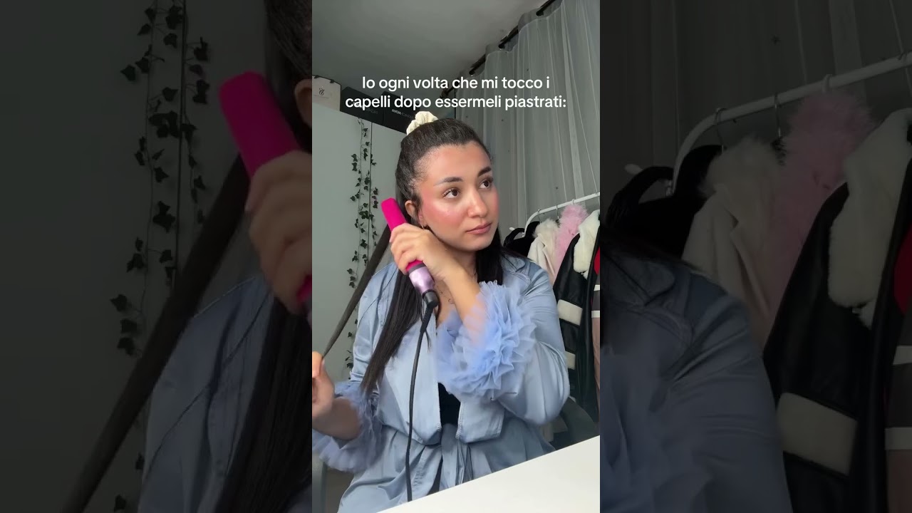 Solo a me succede? 😂💖 #capelli #ragazze #piastra