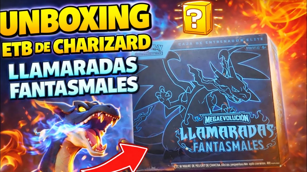ABRIENDO LA ETB DE POKEMON LLAMARADAS FANTASMALES 
