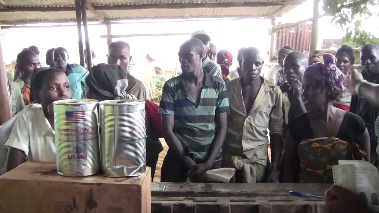 Rwandan Refugee Camp Market