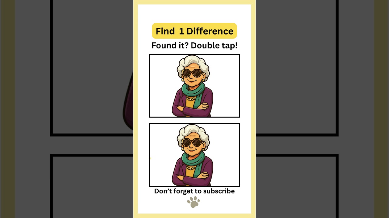 Stylish Granny's Secret Switch-Up 👓🧣