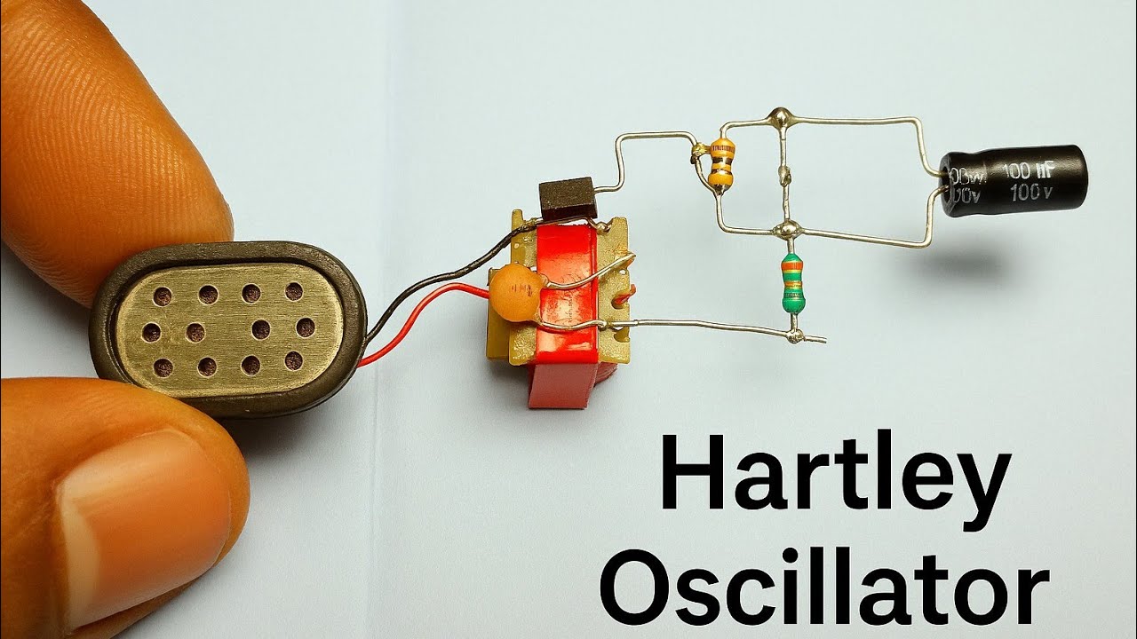 How to Make a Hartley Oscillator | Easy RF Oscillator Circuit with Transformer & Transistor