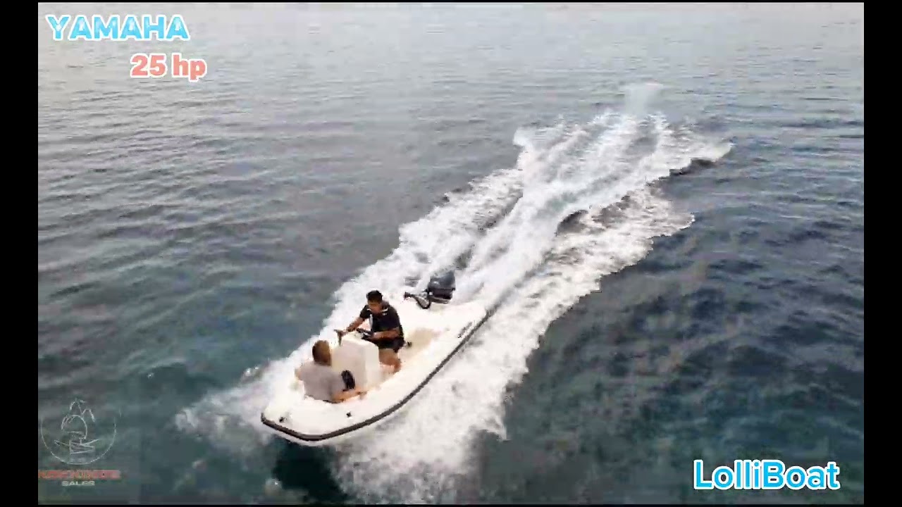 The best small boat in Greece , LolliBoat 350 Test day Yamaha 25hp