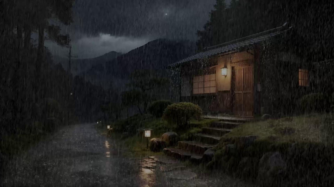 💤 Rain Sounds on Old Cabin | Meditation for Stress-Free Life