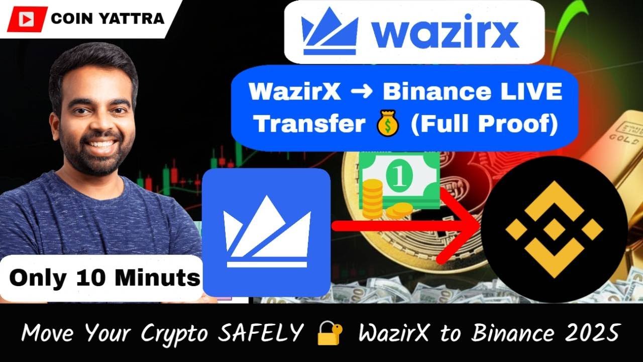 🚀 How to Transfer Funds from WazirX to Binance | Full Process Explained (LIVE Proof)