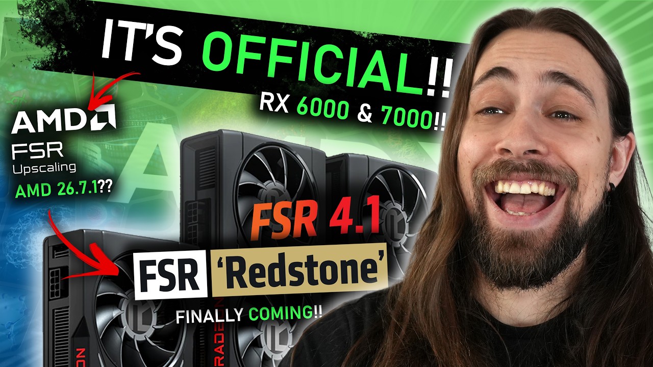 To JUŻ OFICJALNE!! FSR 4.1 dostępny dla starszych kart AMD (RX 6000, RX 7000)!!