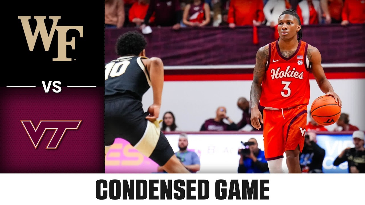 Wake Forest vs. Virginia Tech Condensed Game | 2025-26 ACC Men's Basketball