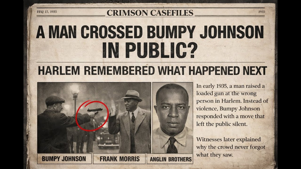 1932 NEWS: Harlem Police Accused of Taking Bumpy Johnson’s Money — Could the Law Still Act?