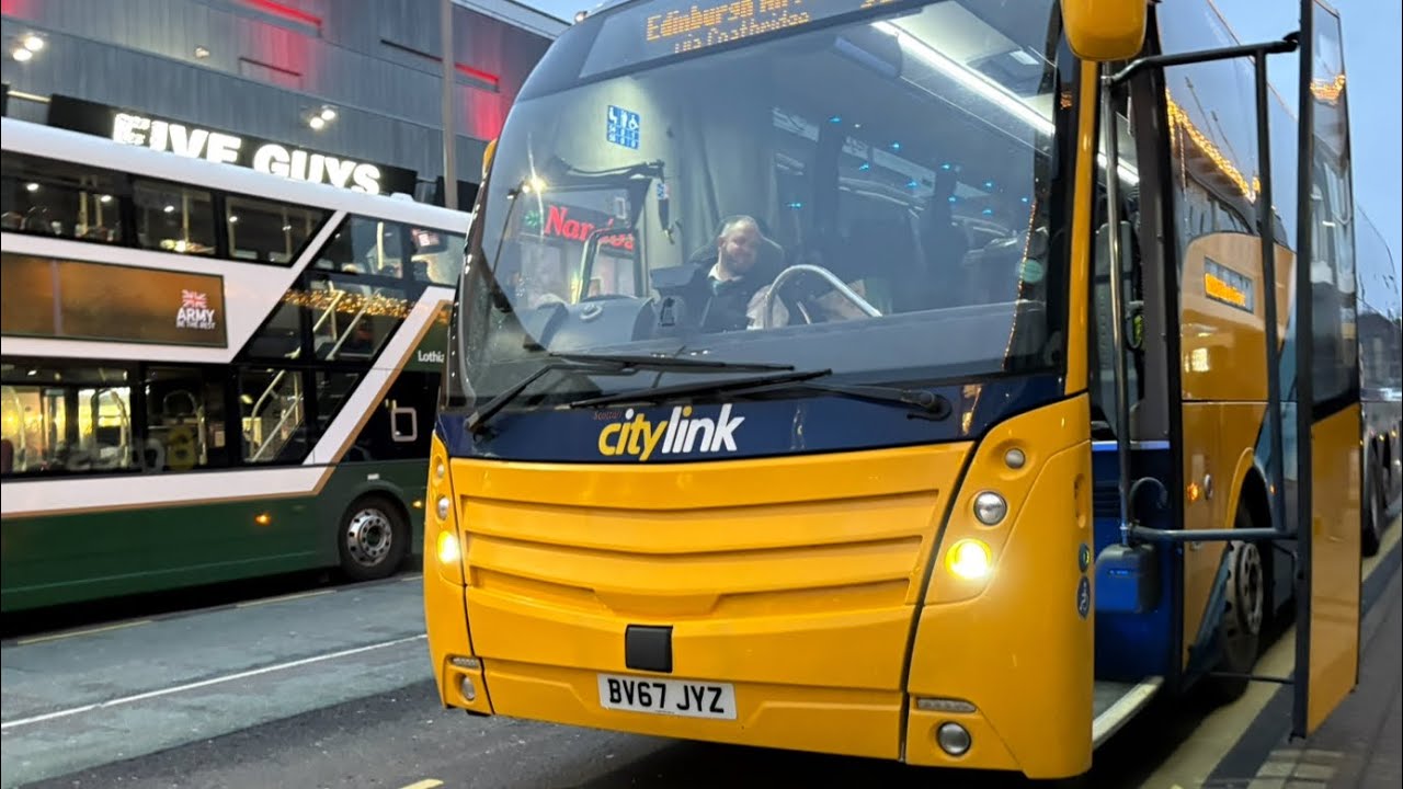 Scottish Citylink Service 902 | Caetano Levante 2 | Volvo B11RT | BV67 JYZ