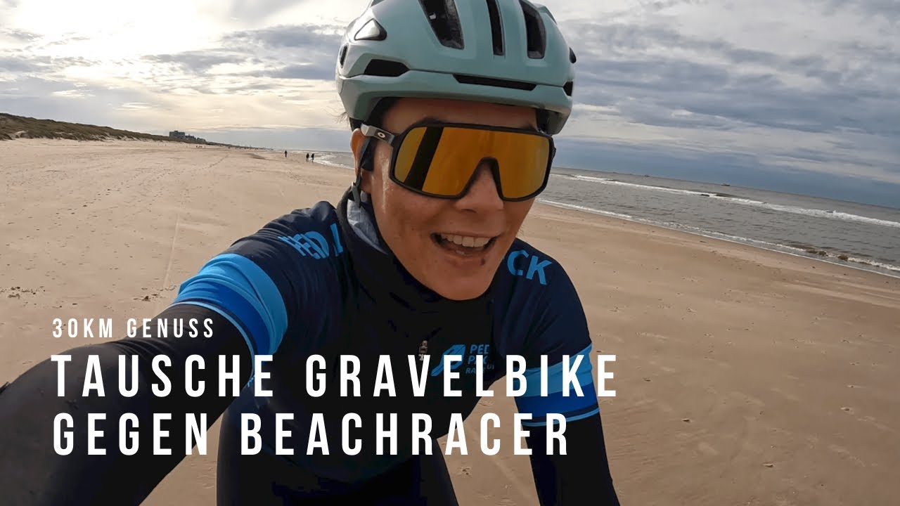 Ich tausche 💁🏻‍♀️ Gravel Bike gegen Beach Racer | 30km Beach Ride 🤩