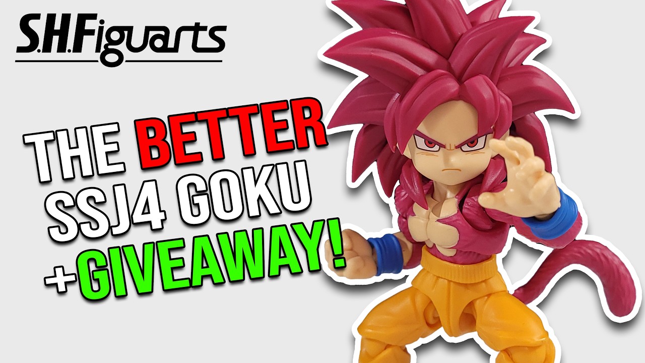 Better Than GT SSJ4 Goku?! (S.H.Figuarts SSJ4 Goku Mini Review + Giveaway)