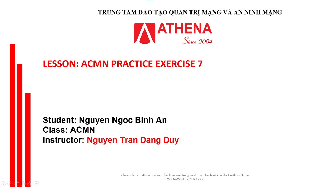 Thực hành ACMN bài 7 (English)