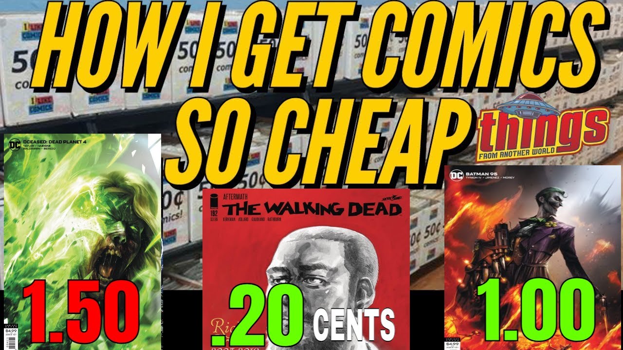 HOW ANYONE CAN GET COMICS FOR SO CHEAP - A New comic book haul anyone can afford and how.