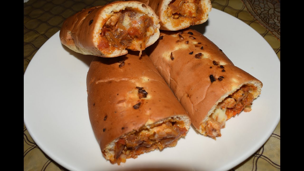 Meat Stuffed Bread / Cheese & Chicken Stuffed Bread