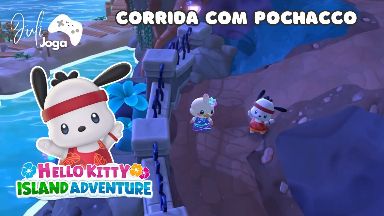 Corrida com Pochacco no Pântano | Hello Kitty Island Adventure PT-BR