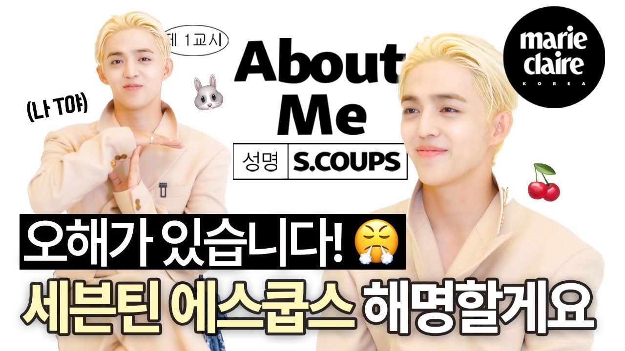 세븐틴(Seventeen) 총괄리더로서 열정 가득한 면모를 보여주는✨ 에스쿱스(S.COUPS) About Me (Eng sub)