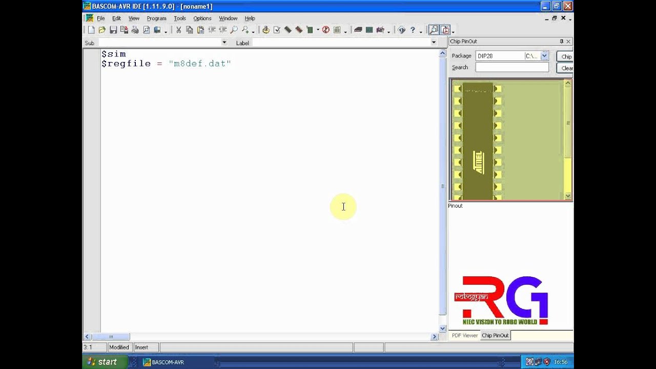 Tutorial for First Time BASCOM-AVR Users Just to  Show How it Work