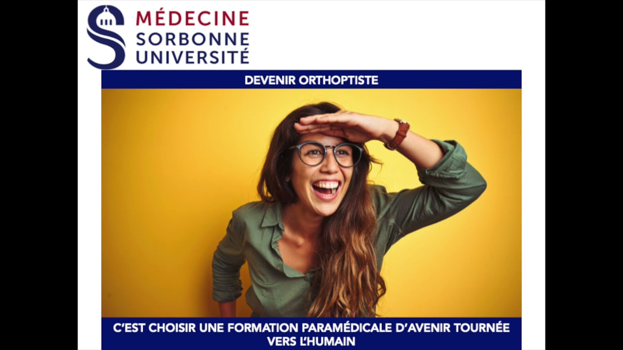 Présentation des études d'orthoptie