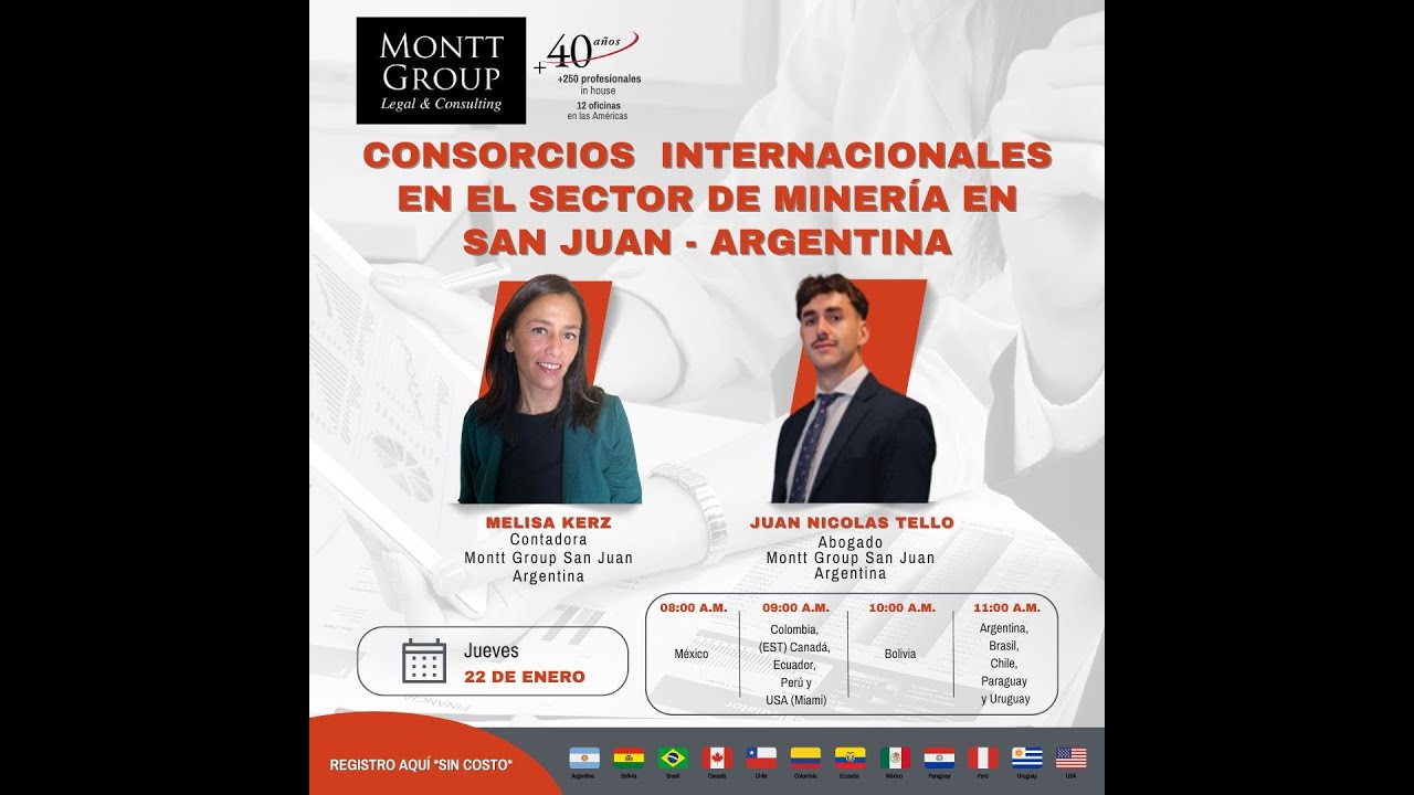 Consorcios Internacionales en el Sector de Minería en San Juan-Argentina 20260122