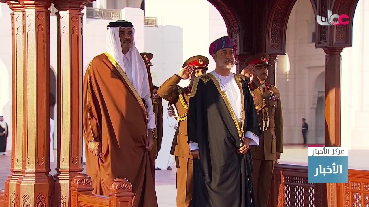 مراسم استقبال شعبيّة ورسميّة لسمو الشيخ أمير دولة #قطر بمناسبة زيارته لسلطنة #عُمان.