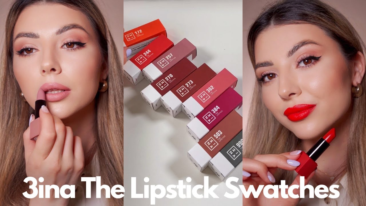 Testez Rujuri Noi | 3INA The Lipstick| Swatches & First Impression