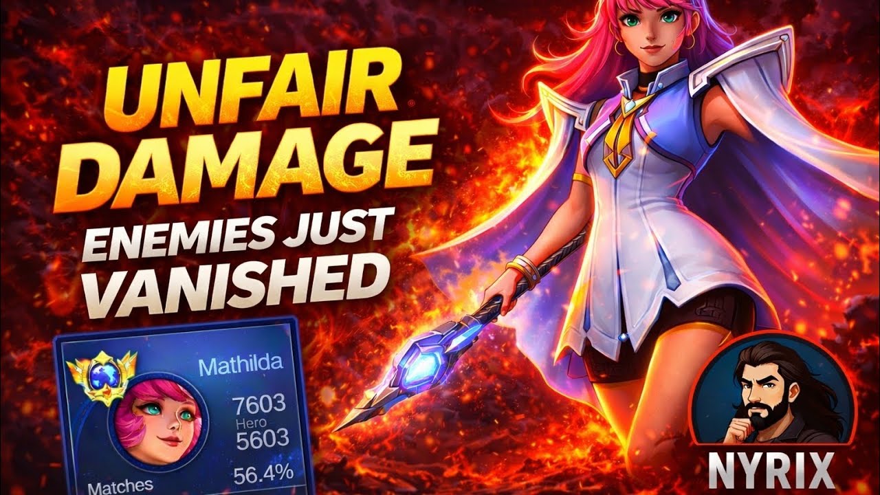 Enemies Didn’t Expect EXP Mathilda 😈 | High Damage MLBB Gameplay
