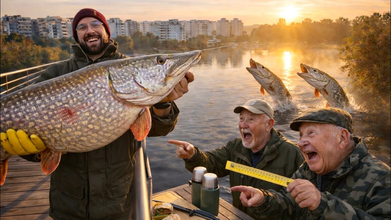 Miejska Sadzawka Skrywa Olbrzymy! (grube szczupaki)