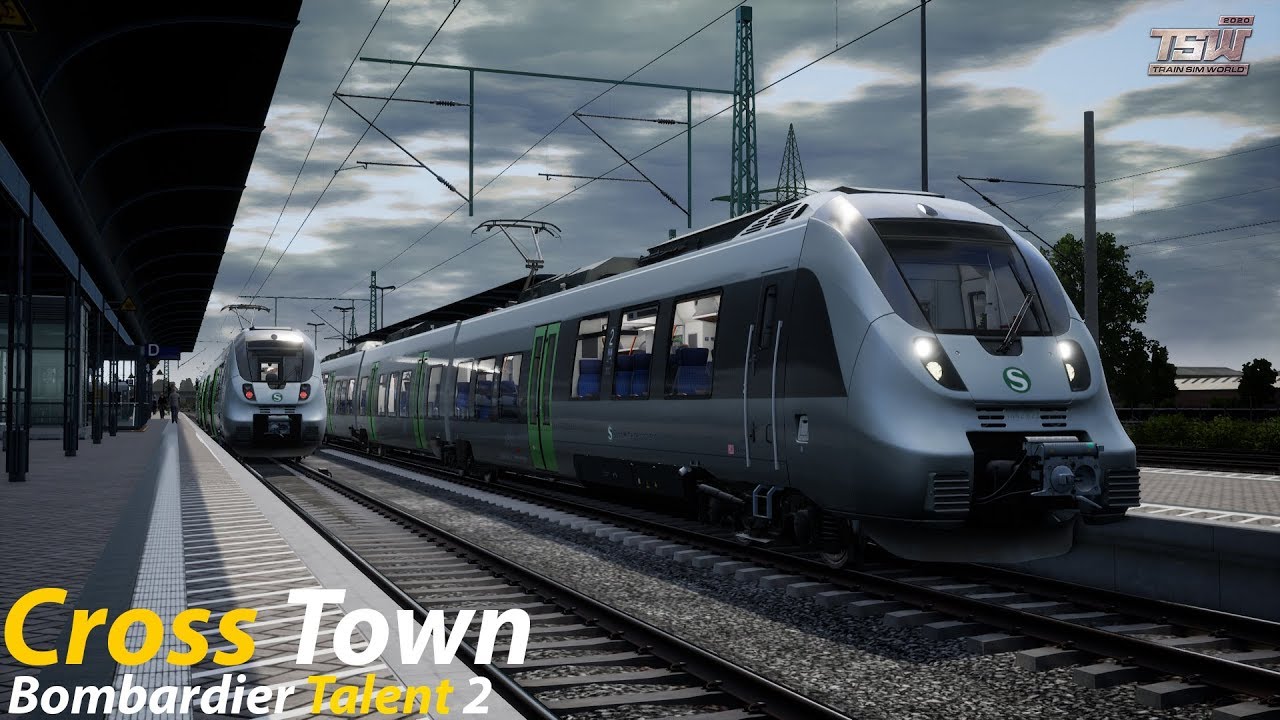 Cross Town : Rapid Transit : Train Sim World 2020 1080p60fps