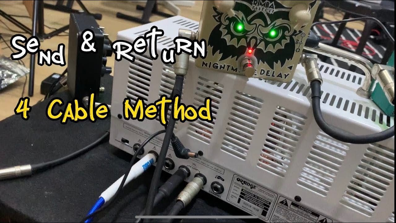 FUNGSI SEND & RETURN - BASIC SUSUN PEDAL 4 CABLE METHOD