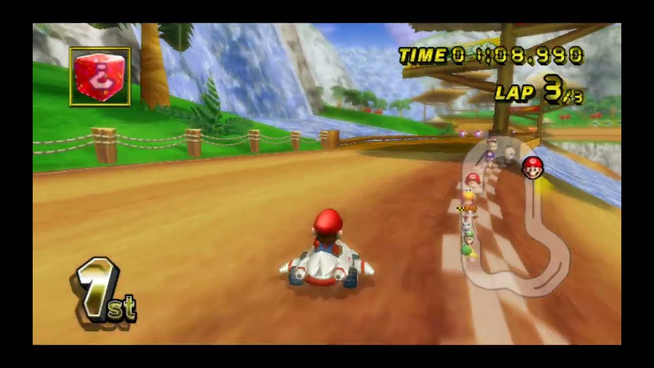 Mario Kart Wii Gameplay ( Mario)