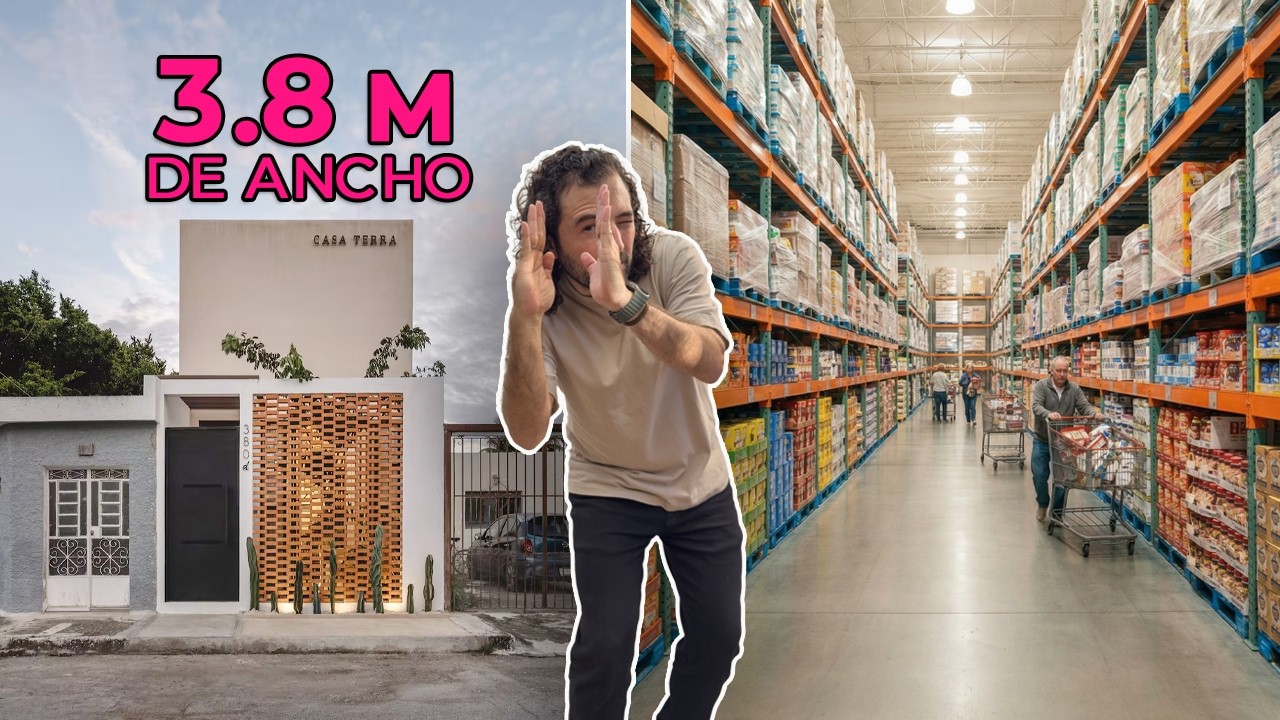 Esta CASA mide lo MISMO que un PASILLO DE SUPERMERCADO… y se siente ENORME!