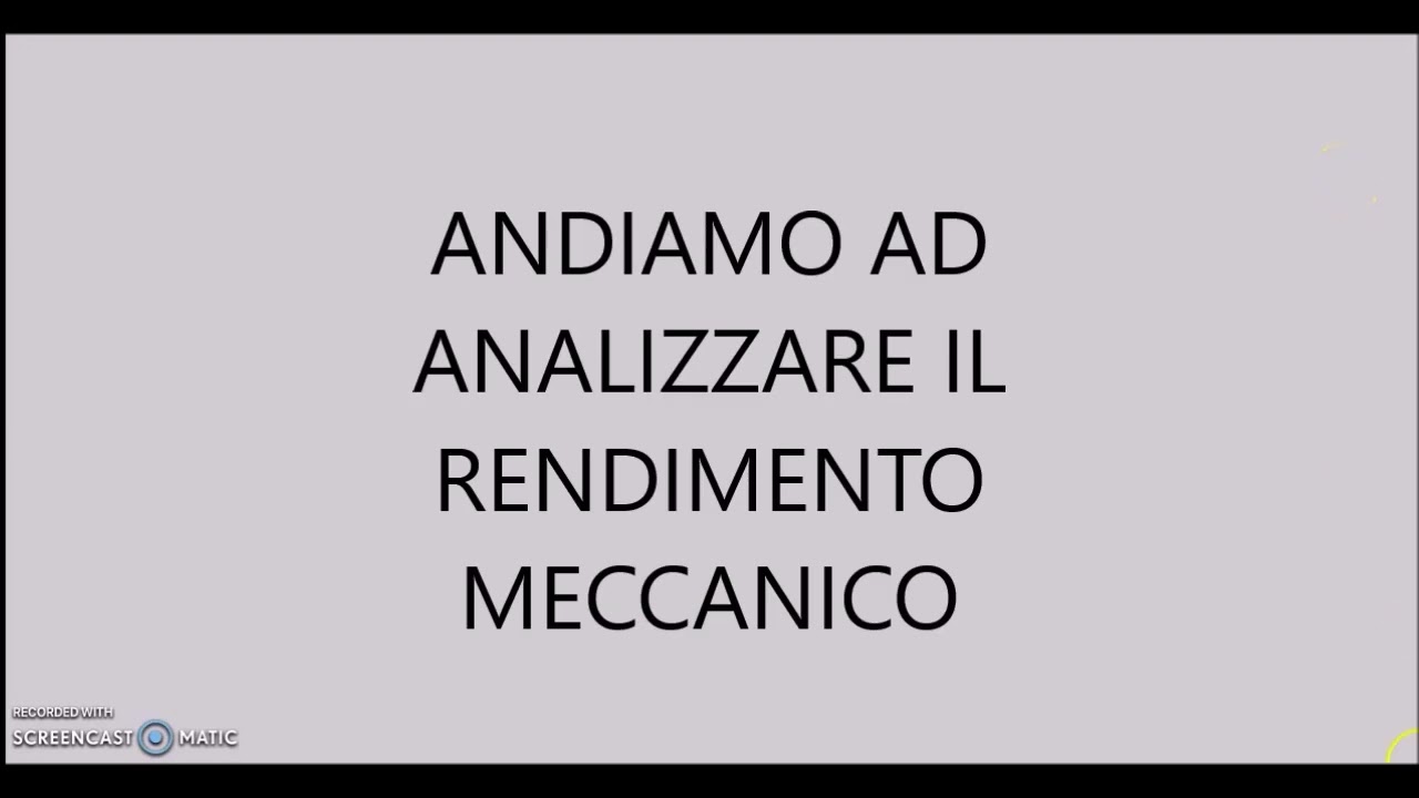 RENDIMENTO E BILANCIO TERMICO