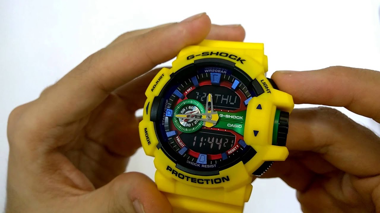 CASIO G-SHOCK WATCH GA-400-9 QUICK UNBOXING