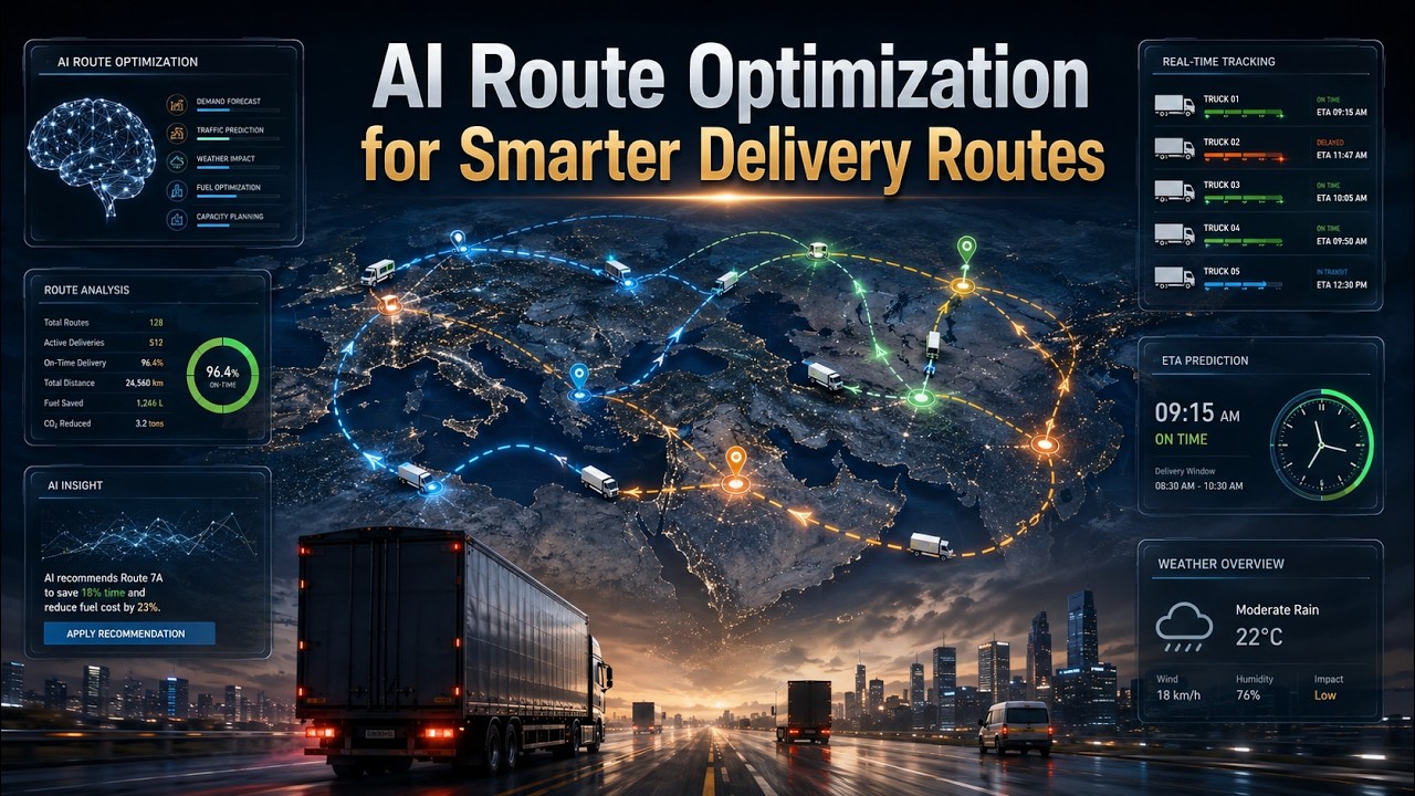 AI Route Optimization Explained: Smarter Delivery Routes