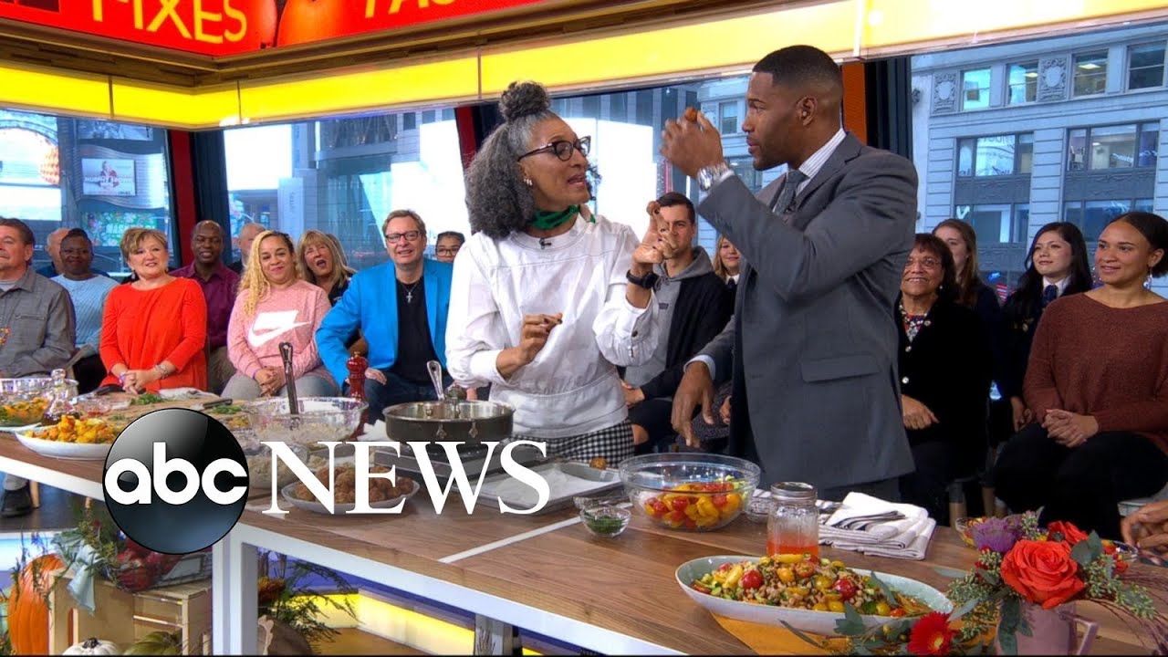 Carla Hall shares seasonal fall recipes live on 'GMA'