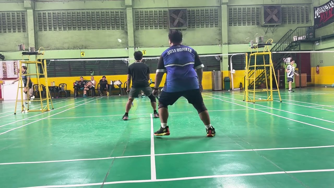 FS Badminton Match: Al & Rey vs Allan Castro & Jerome (Both Left-Handed!)