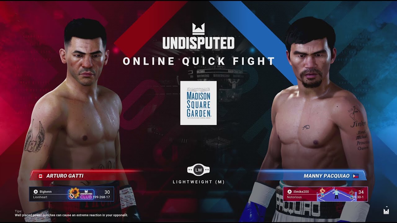 Undisputed PS5 Online Match Unranked 2/25/26