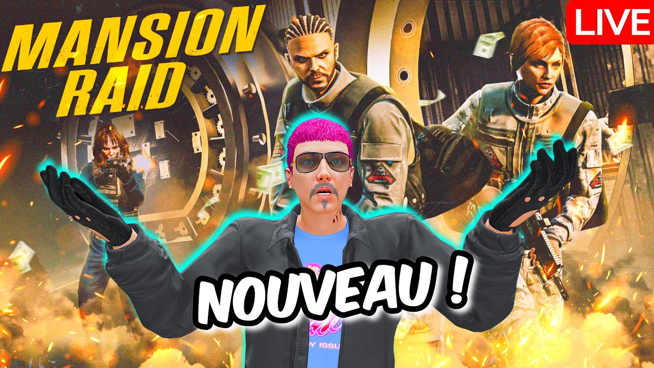 🔴NOUVELLE ACTIVITÉ ROCKSTAR ! RAID DE MANOIR 💥GTA$ x2 + BONUS 200K | GTA Online LIVE